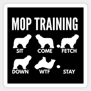 Mop Training Komondor Tricks Sticker